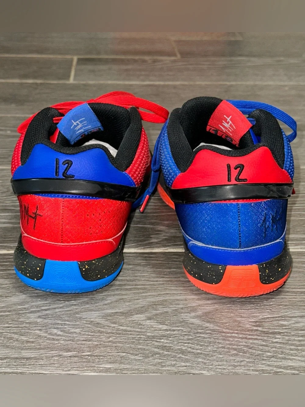 Nike Ja 1 Hunger Men's 10.5 Basketball Sneakers Mismatched Streetwear Shoes